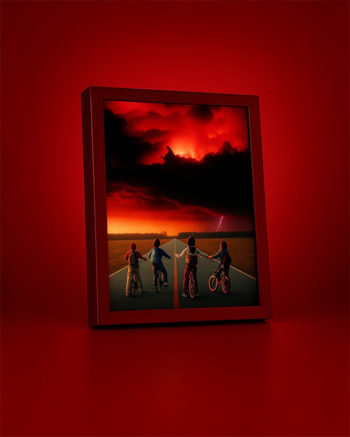 Stranger Art LED Frame
